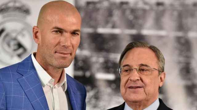 Una foto de Zinedine Zidane y Florentino Pérez / EFE